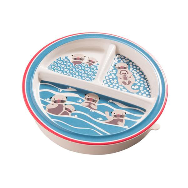 Baby Otter divided suction cup plate 1