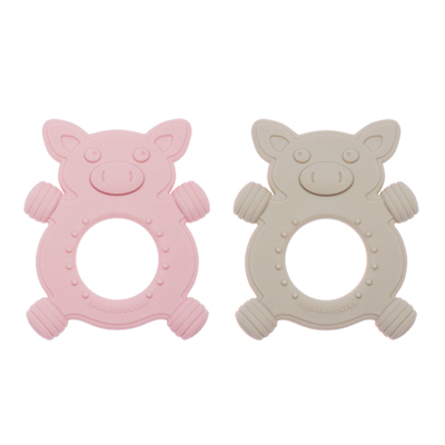 Giggly Piggly silicone teethers 1