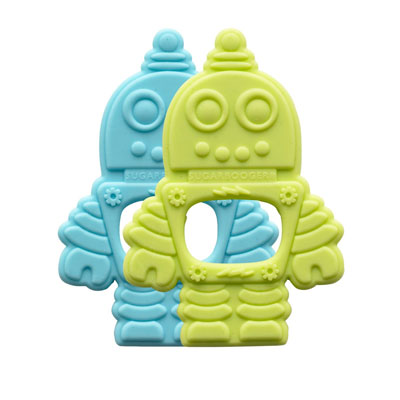 Robot silicone teethers 1