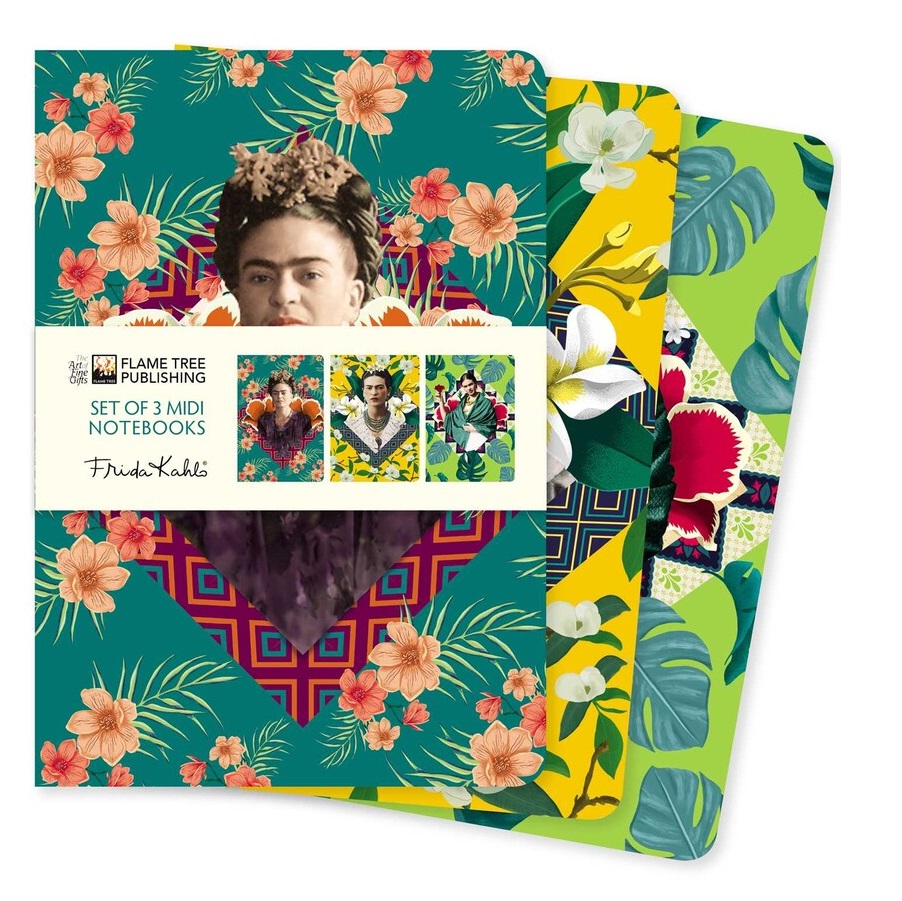 Frida Kahlo set of 3 midi notebooks 1