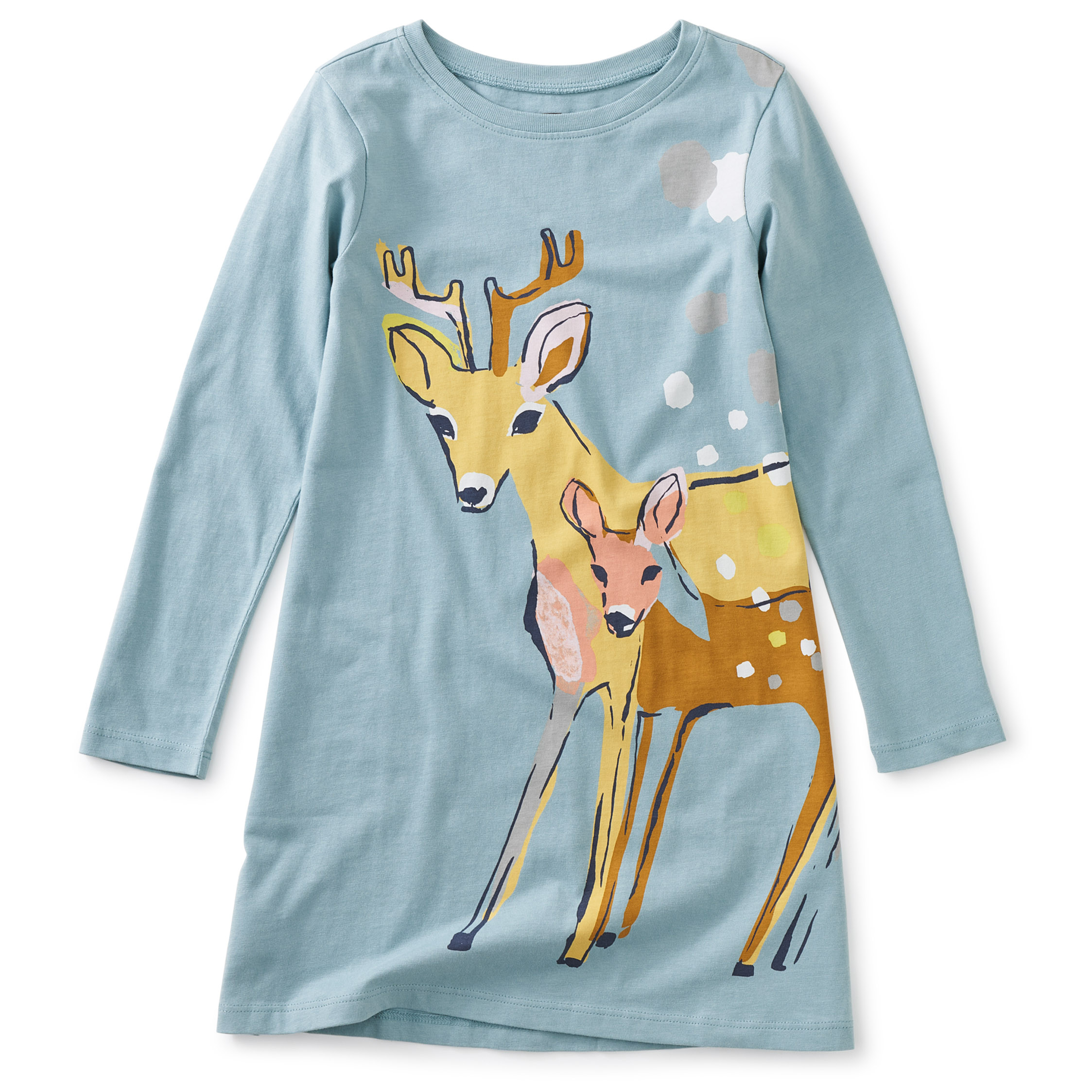 Deer Duo T-Shirt Dress 1