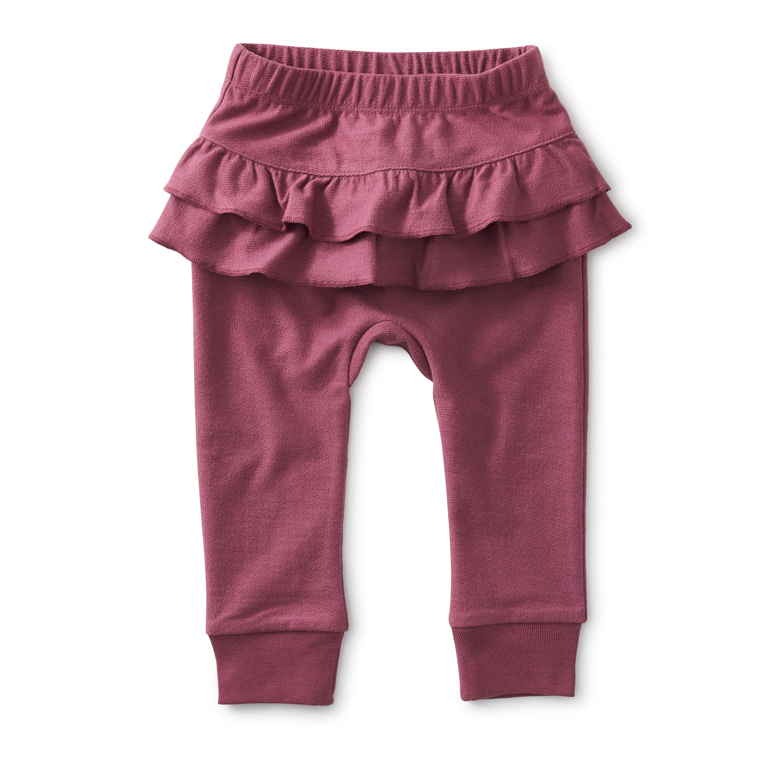Baby Girls Elastic Waist Ruffle Leggings Skinny Stretch Trousers | Fruugo AE