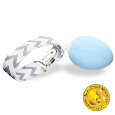 The Teething Egg - Baby Blue 1