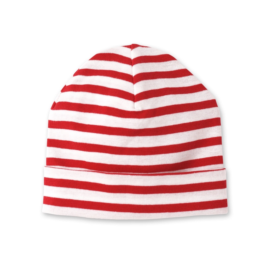 Red Striped Baby Hat 1