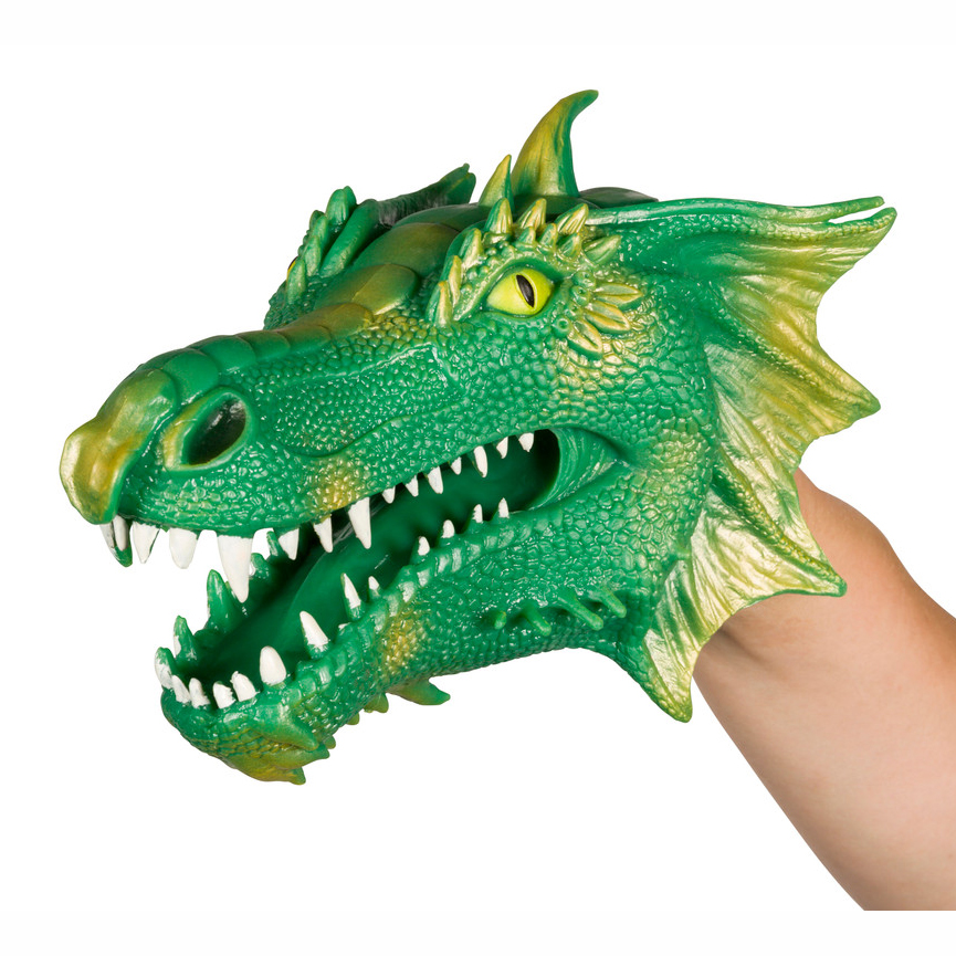 Green Dragon Puppet 2