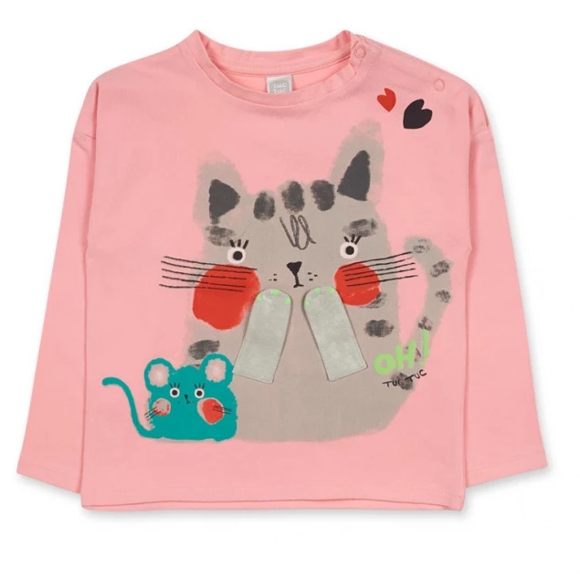 Cat and Mouse Shirt with movable paws 1