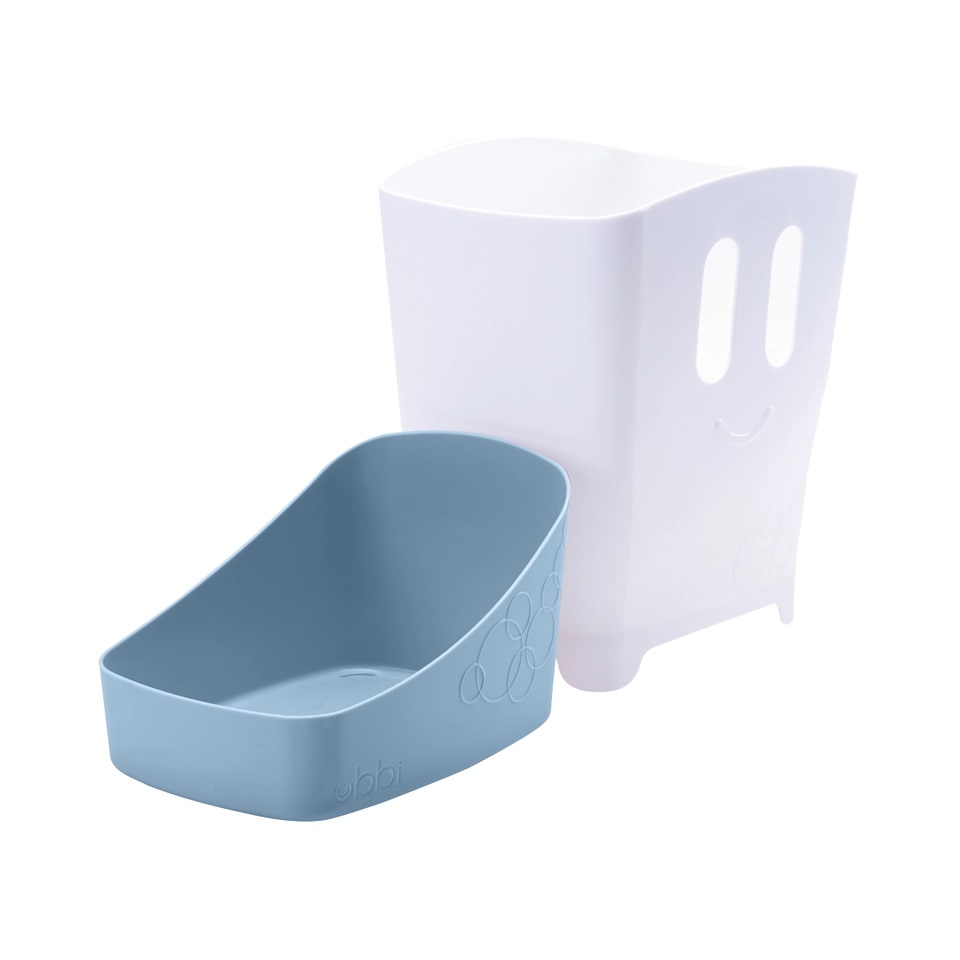 Cloudy Blue Bath Toy Drying Bin 3