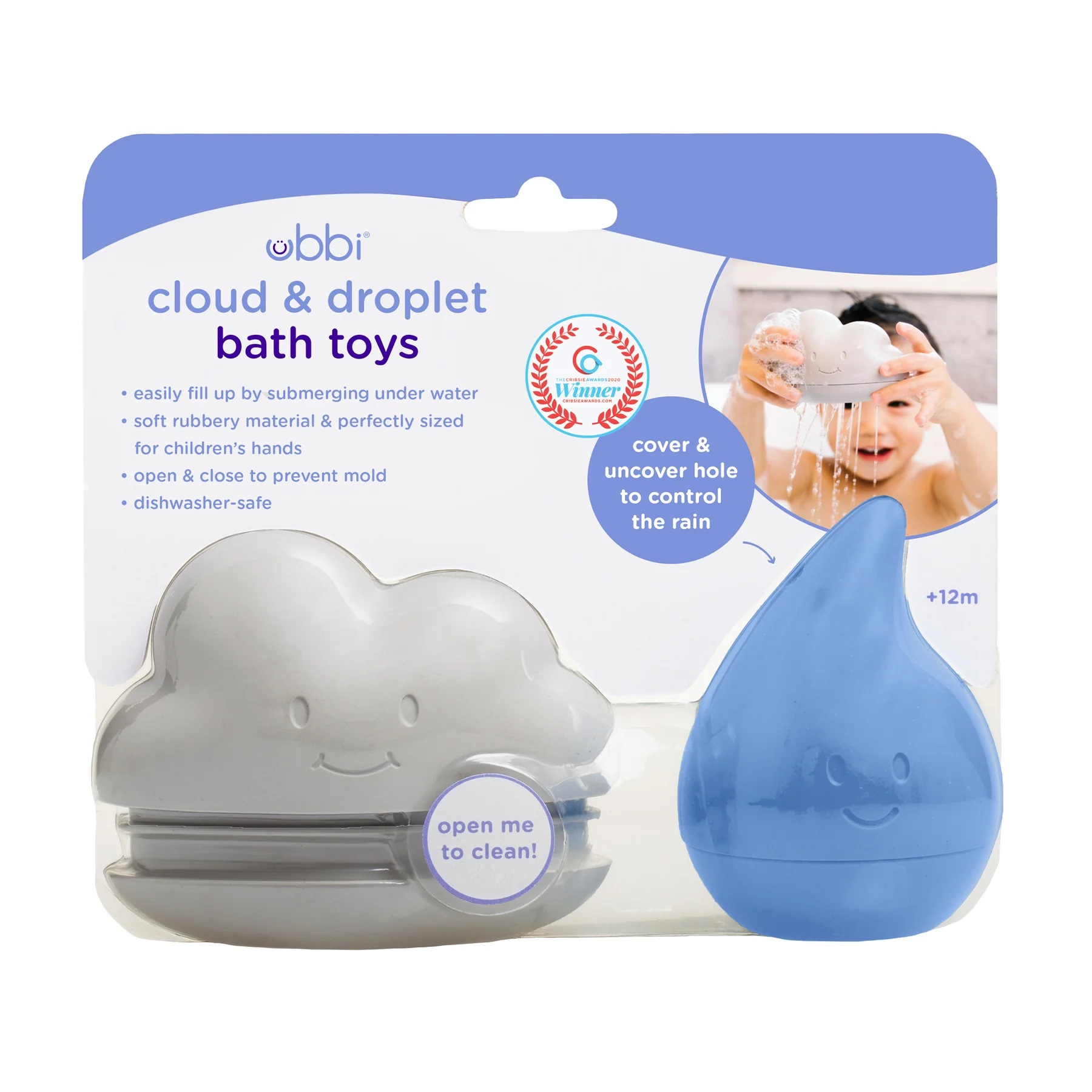 Cloud and Droplet Bath Toys 1