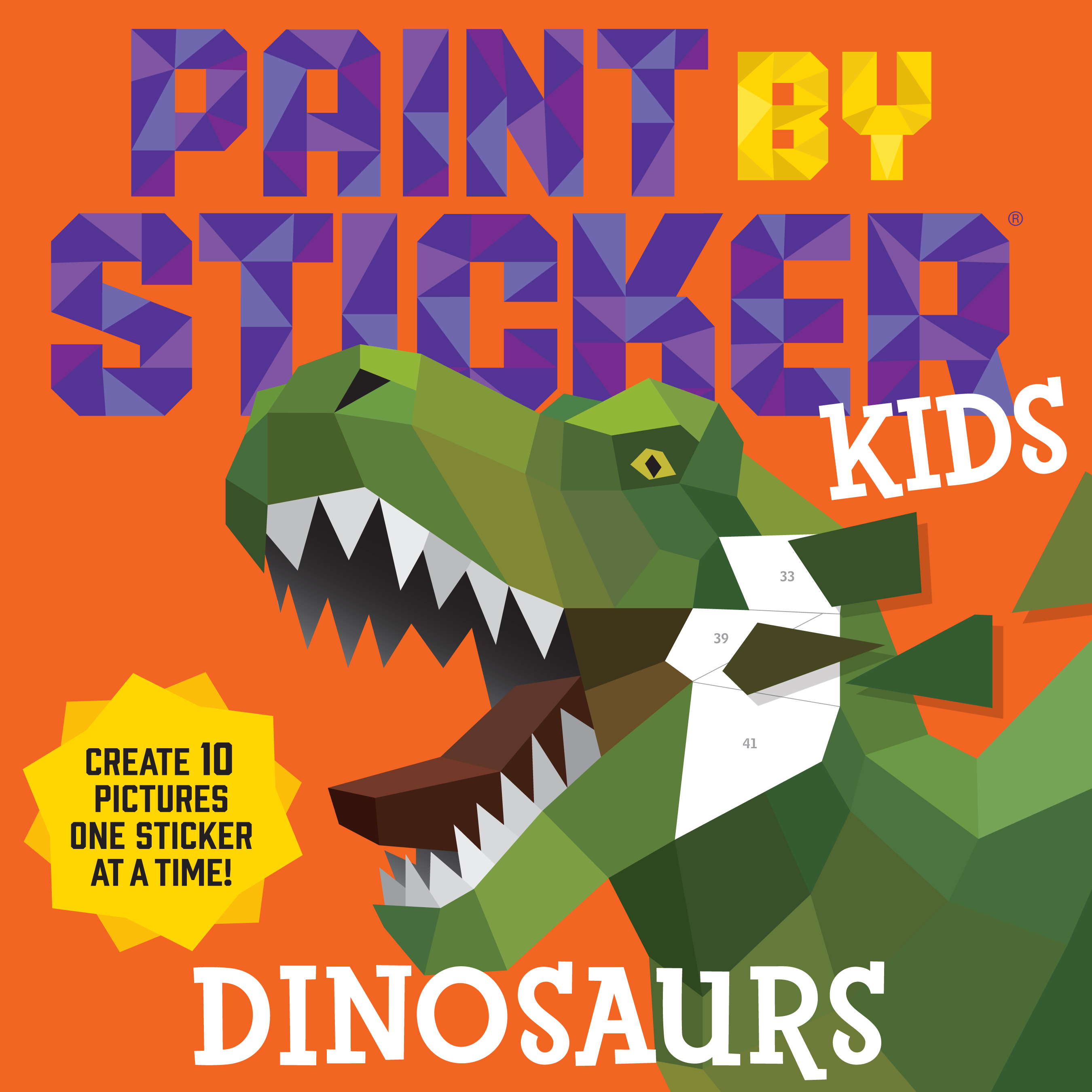 Paint by Sticker Kids: Dinosaurs 1
