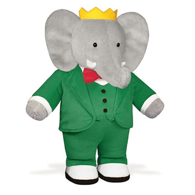 Babar the elephant plush toy 1
